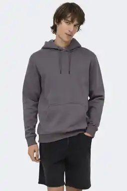 Wehkamp ONLY & SONS hoodie grijs aanbieding