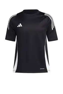 Wehkamp adidas Performance Junior voetbalshirt Tiro 24 zwart/wit aanbieding
