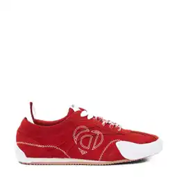 Wehkamp Desigual suède sneakers rood aanbieding
