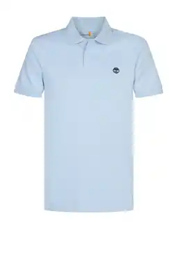 Wehkamp Timberland regular polo lichtblauw aanbieding