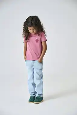 Wehkamp KIDS ONLY MINI straight leg jeans light blue denim aanbieding
