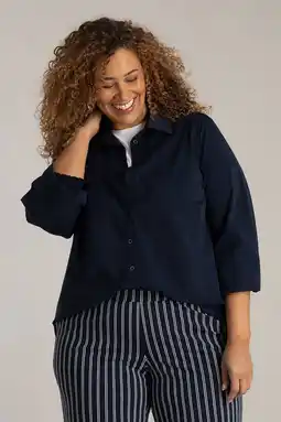 Wehkamp Colletta blouse donkerblauw aanbieding
