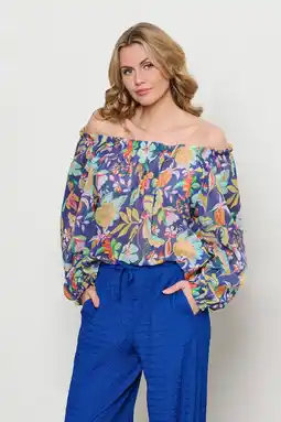 Wehkamp Co Woman wide leg regularwaist casual broek blauw aanbieding