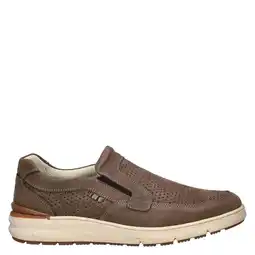 Wehkamp Nelson nubuck instappers taupe aanbieding