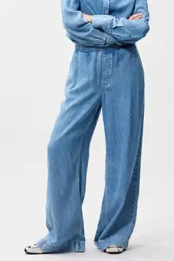 Wehkamp Catwalk Junkie denim wide leg highwaist broek aanbieding