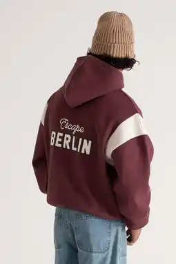 Wehkamp Prohibited sweatvest met backprint rood aanbieding