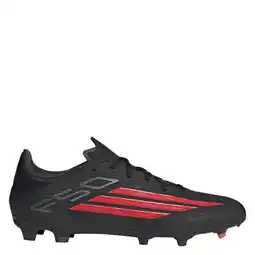 Wehkamp adidas Performance F50 League FG/MG senior voetbalschoenen zwart/rood aanbieding