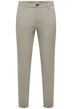 Wehkamp ONLY & SONS slim chino beige aanbieding