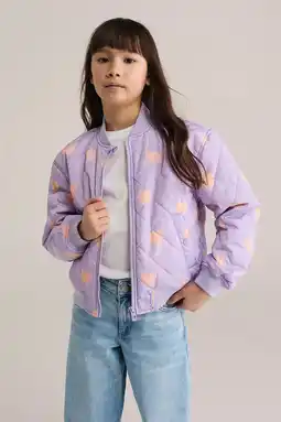 Wehkamp WE Fashion bomberjack lente lila aanbieding