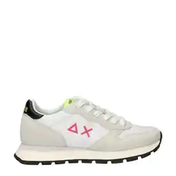 Wehkamp SUN68 Ally Solid Nylon suède sneakers wit aanbieding