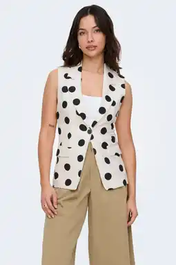 Wehkamp ONLY regular blazer ecru aanbieding
