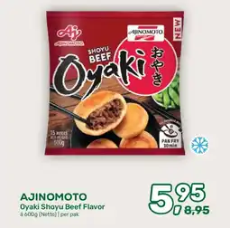 Amazing Oriëntal Ajinomoto Oyaki Shoyu Beef Flavor aanbieding