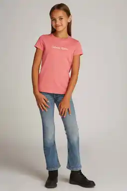 Wehkamp Calvin Klein T-shirt roze aanbieding