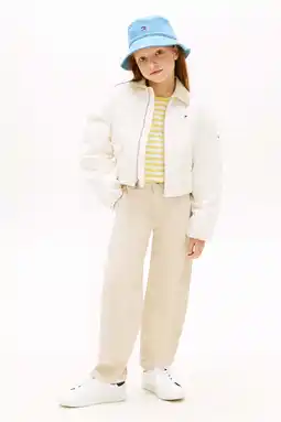 Wehkamp Tommy Hilfiger barrel casual broek beige aanbieding