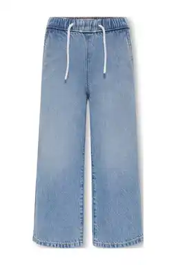 Wehkamp KIDS ONLY MINI wide leg jeans light blue denim aanbieding