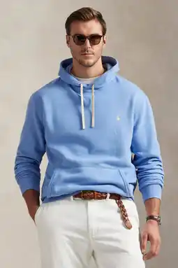 Wehkamp Polo Ralph Lauren Big & Tall hoodie Plus Size blauw aanbieding