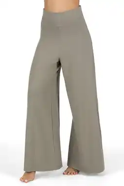 Wehkamp Urban Goddess sportbroek Nyx Wide taupe aanbieding