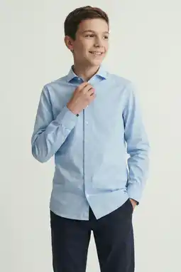 Wehkamp JACK & JONES JUNIOR overhemd lichtblauw aanbieding