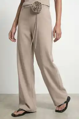 Wehkamp HYPEDROP wide leg regularwaist casual broek taupe aanbieding