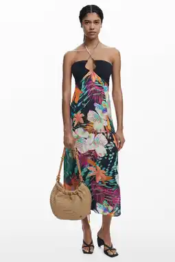 Wehkamp Desigual maxi jurk zwart aanbieding