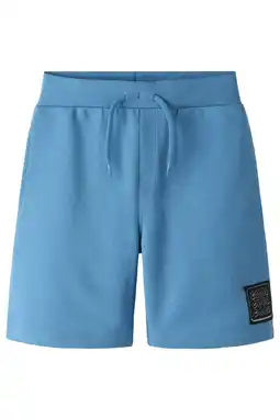 Wehkamp NAME IT KIDS regular sweatshort blauw aanbieding