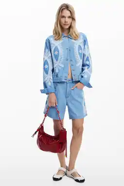 Wehkamp Desigual denim spijkerjas medium blue denim aanbieding