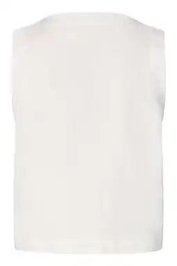 Wehkamp Modström denim top ecru aanbieding