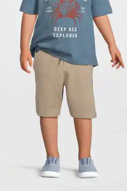 Wehkamp NAME IT KIDS slim sweatshort beige aanbieding