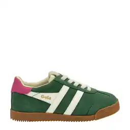 Wehkamp Gola Elan suède sneakers groen aanbieding