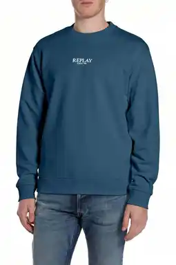 Wehkamp REPLAY sweater blauw aanbieding