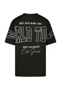 Wehkamp Cars T-shirt zwart aanbieding