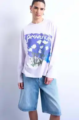 Wehkamp TOPSHOP longsleeve lila aanbieding