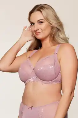 Wehkamp LingaDore niet-voorgevormde beugelbh Daily Full Coverage Lace donkerroze aanbieding