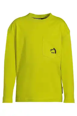 Wehkamp Me & My Monkey longsleeve met printopdruk limegroen aanbieding