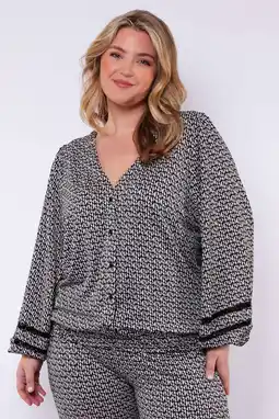 Wehkamp Exxcellent blouse zwart aanbieding