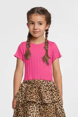 Wehkamp NAME IT KIDS T-shirt felroze aanbieding