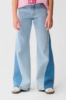 Wehkamp Shoeby highwaist wide leg jeans wide leg jeans light blue denim aanbieding
