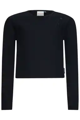 Wehkamp Retour Jeans longsleeve zwart rib gebreid aanbieding