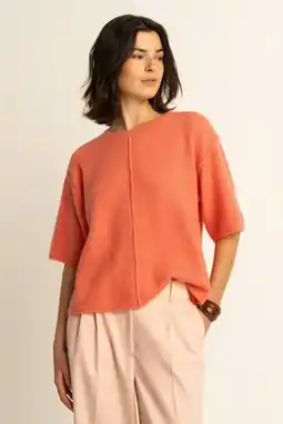 Wehkamp Expresso gebreide trui oranje aanbieding