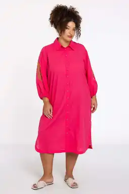 Wehkamp YOEK blousejurk roze aanbieding