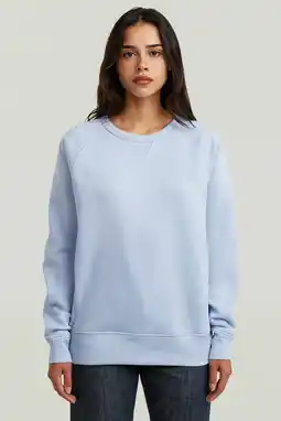 Wehkamp G-STAR sweater blauw lichtblauw aanbieding
