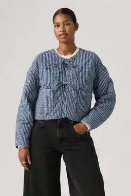 Wehkamp Levi's jasje quilted blauw aanbieding
