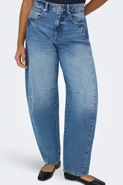 Wehkamp ONLY barrel jeans medium blue denim aanbieding