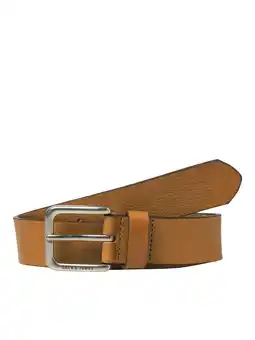 Wehkamp JACK & JONES leren riem JACRAVE cognac aanbieding