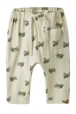 Wehkamp LIL' ATELIER BABY loose casual broek ecru aanbieding