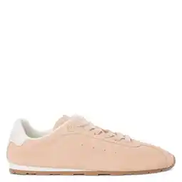 Wehkamp Tommy Hilfiger suède sneakers lichtroze aanbieding