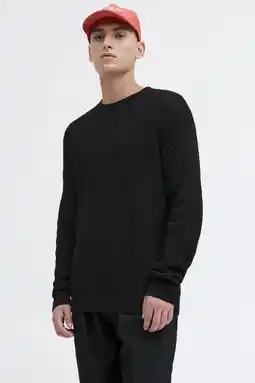 Wehkamp JACK & JONES PREMIUM pullover gebreid zwart aanbieding