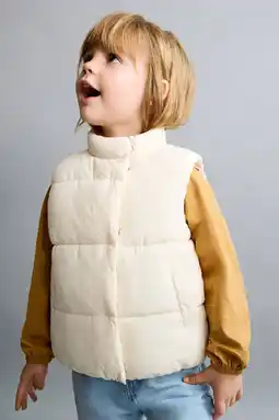 Wehkamp Mango Kids bodywarmer ecru aanbieding