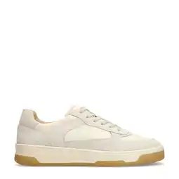 Wehkamp Manfield leren sneakers ecru aanbieding