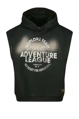 Wehkamp Vingino hoodie zwart aanbieding